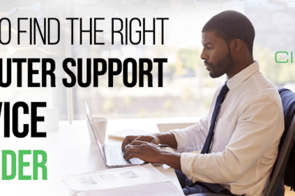 A computer support service provider who is fast and friendly will make your business run smoothly and with more security