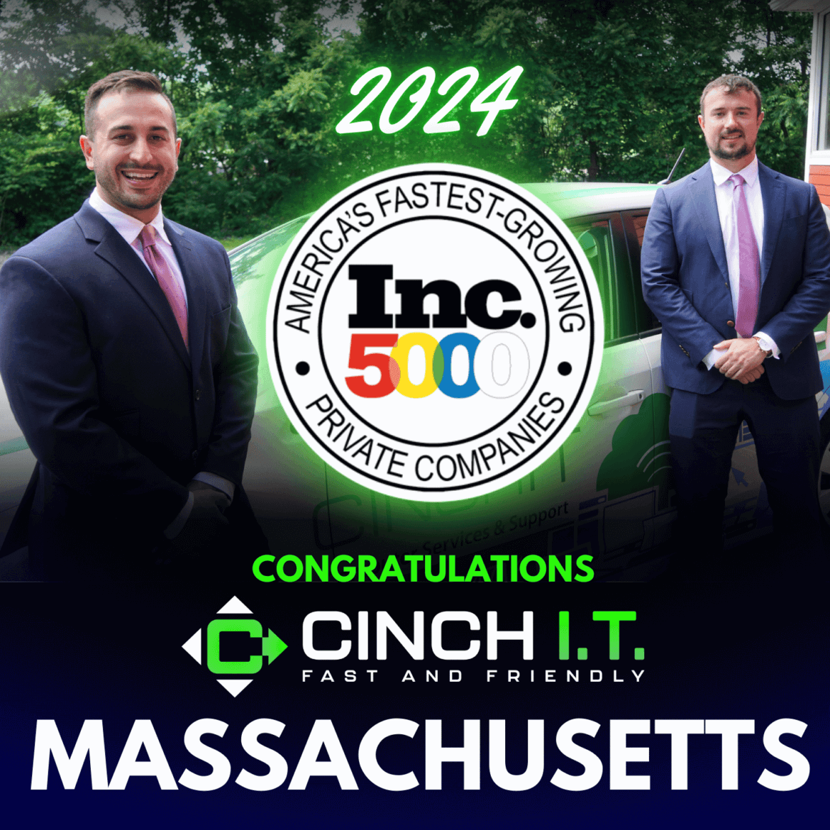 Cinch I.T. Woburn - business I.T. placed top numbers in Inc. 5000