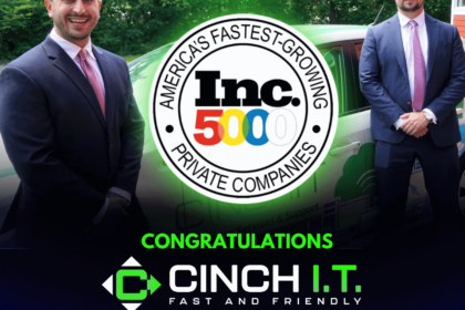 Cinch I.T. Woburn - business I.T. placed top numbers in Inc. 5000