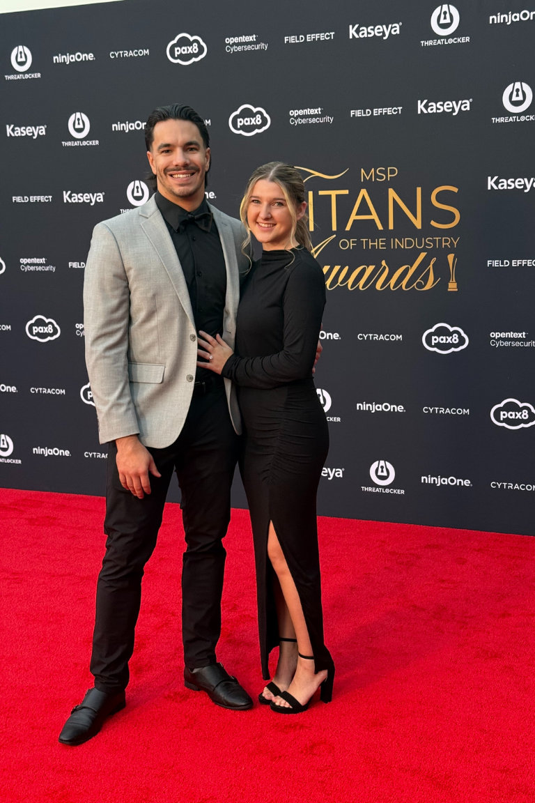 Steve Lettery at Titans award